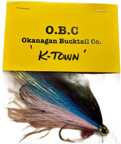 The O.B.C K-Town bucktail, hand-tied and carded