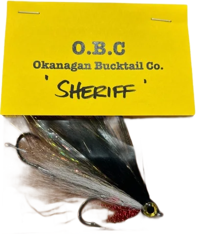 The O.B.C Sheriff bucktail, hand-tied and carded